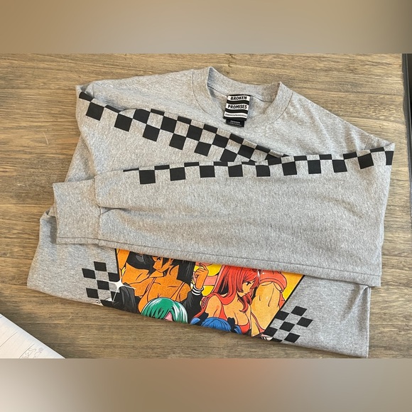 Men’s L/S Broken Promises Shirt, ‘Hashiriya’ Size Medium - Picture 8 of 11